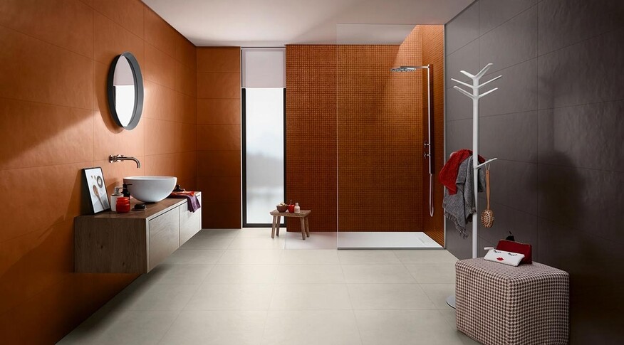love tiles splash orange antracite wc