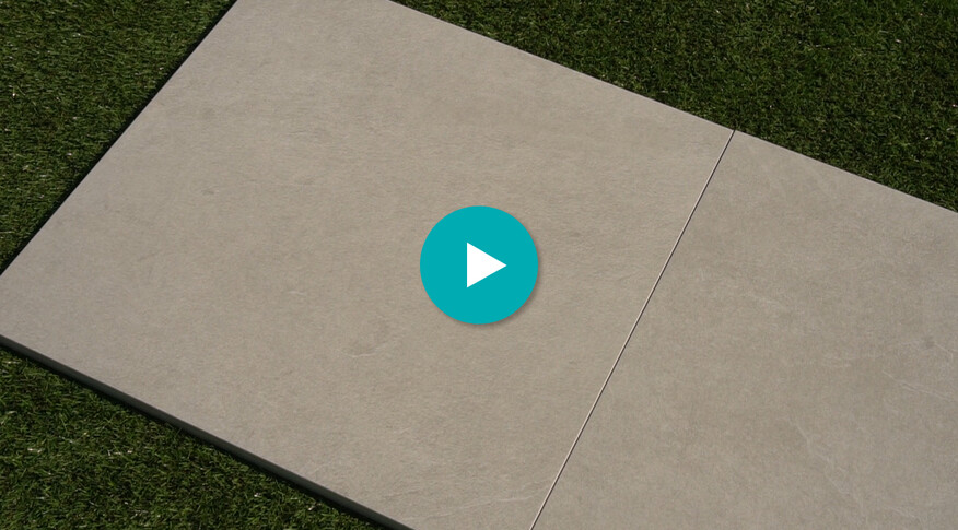 Lea Ceramiche Waterfall Outdoor Ivory Flow 60x60x2 Video