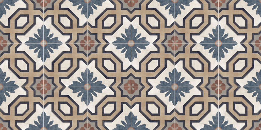 Faetano London Notting Hill 20x20 cm Vloertegel / Wandtegel Decor Mat Vlak 20LD00NHA Prints