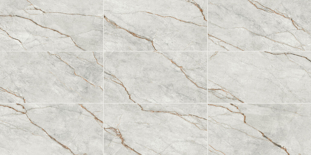 Imola Ceramica The Room Grey Roots 120x278 cm Vloertegel / Wandtegel Dikte: 6,5 mm Glanzend Vlak Lappato GRE RO6 278 LP Prints