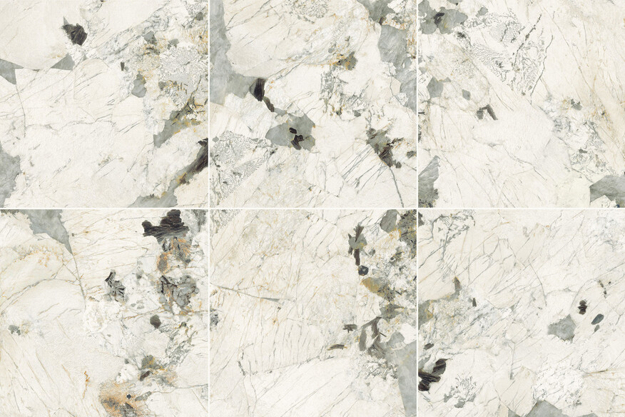 Imola Ceramica The Room quartzite patagonia PAT WH 120x120 cm Vloertegel / Wandtegel Mat Vlak Naturale PAT WH6 120 RM Prints