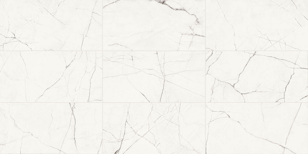 Imola Ceramica The Room Statuario Vena Piccola 120x278 cm Vloertegel / Wandtegel Dikte: 6,5 mm Mat Vlak Naturale STA VP6 278 RM Prints