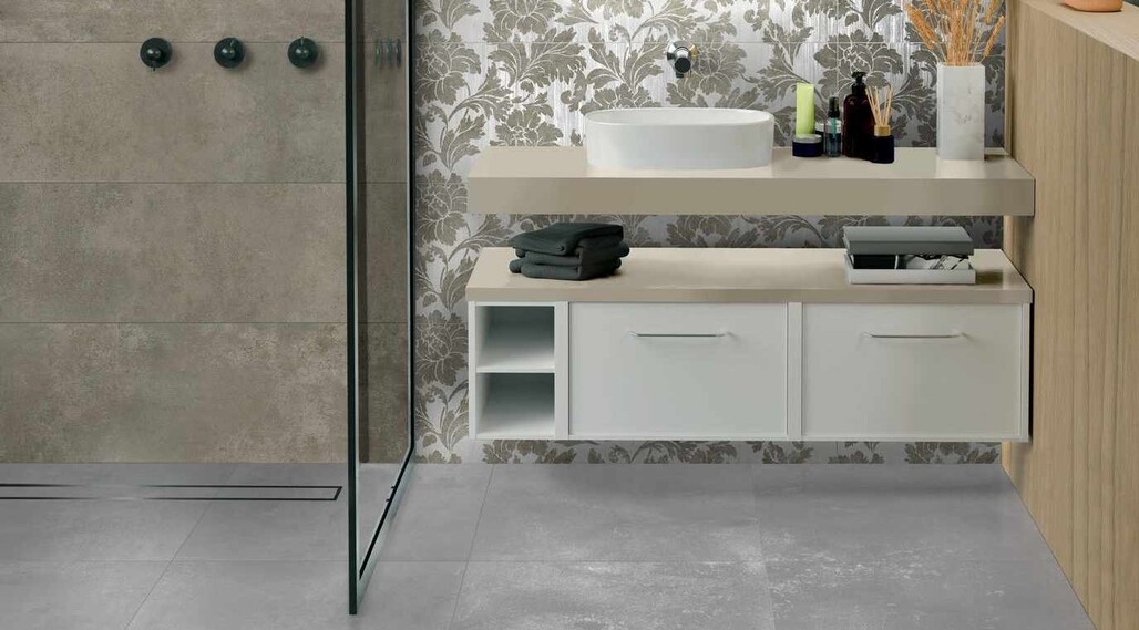 ragno clayton RAEA green 33x100 RAKM decoro meridian caldo touch 33x100 RAPA fabric 60x60