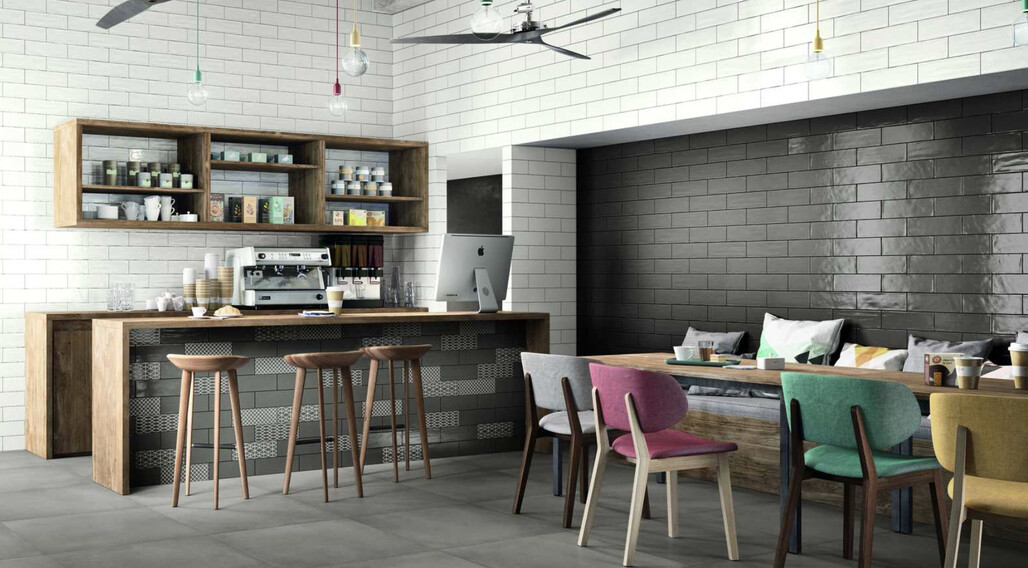 Ragno Brick Glossy Schwarz