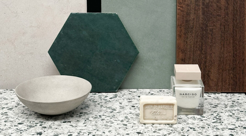 Moodboard Terrazzo Green collectie