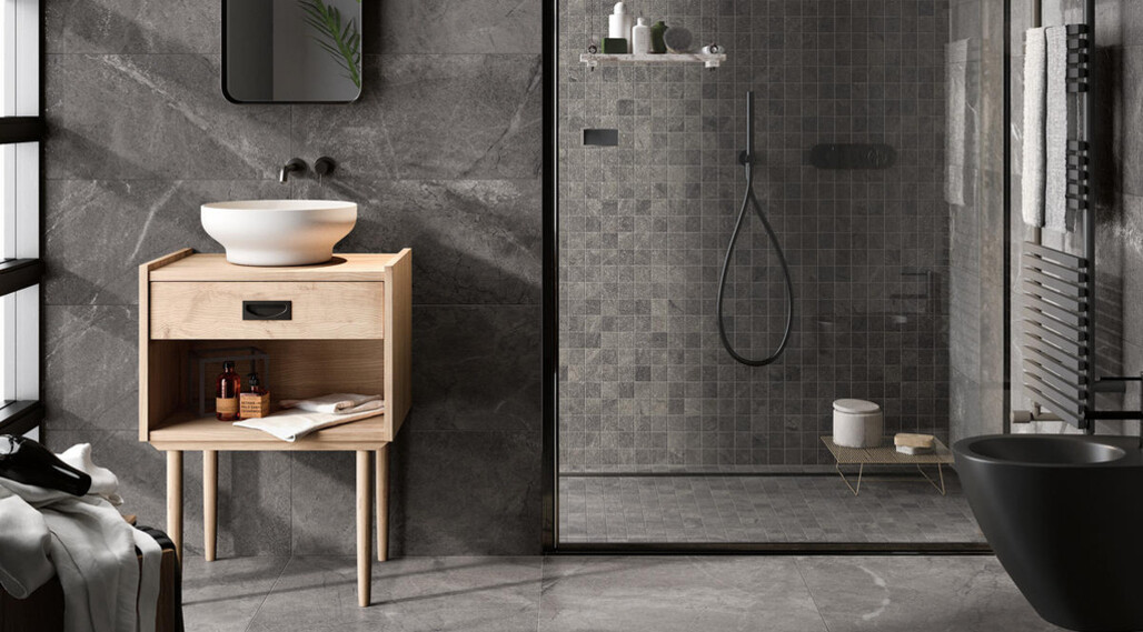 Imola Ceramica Blue Savoy Dark Grey 30x60