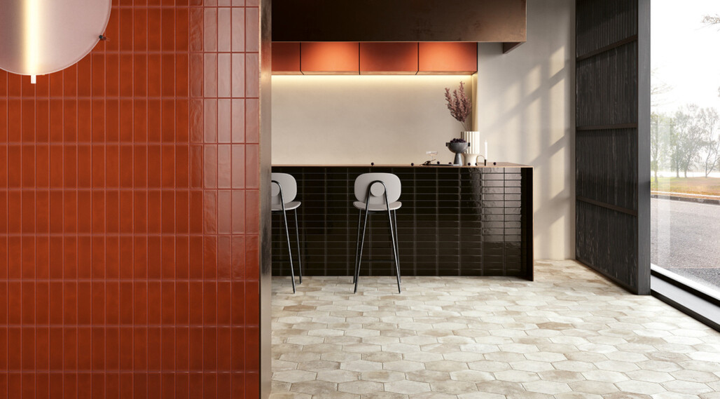 fioranes-petite-avorio-esagona-brick-rosso-nero-6x20