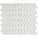 Aquacolor Porcelain White Hexagon