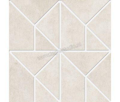 Agrob Buchtal Stories Ivory 30x30 cm Mozaiek Tangram Mat Gestructureerd Ht afwerking 283179H | 1