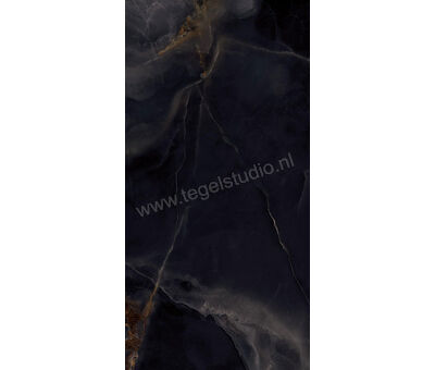 Emilceramica Tele Di Marmo Onyx Onyx Black 60x120 cm Vloertegel / Wandtegel Glanzend Vlak Lappato EKTM | 1