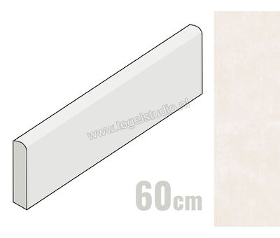 Keraben Living Blanco 8x60 cm Plint Mat Vlak Naturale GDHRQ100 | 1