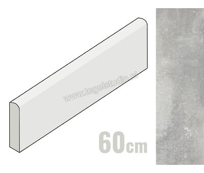 Kronos Ceramiche Carriere du Kronos Gent 4.6x60 cm Plint Mat Vlak Naturel KRO8482 | 1