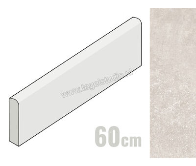 Emilceramica Chateau Beige 7.5x60 cm Plint Mat Gestructureerd Naturale EFTZ | 1