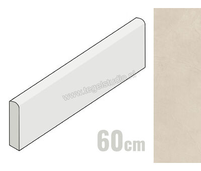 Atlas Concorde Prism Cord 7.2x60 cm Plint Mat Vlak Naturale A4XZ | 1