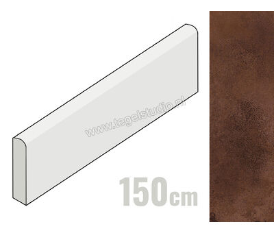 Atlas Concorde Blaze Corten 7.2x150 cm Plint Mat Vlak A0IO | 1