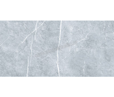 Keraben Inari Gris 37x75 cm Vloertegel / Wandtegel Glanzend Gestructureerd Lappato GVBAC002 | 2