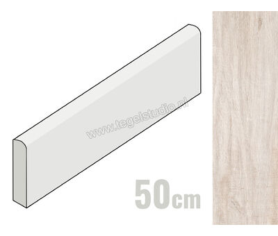 Keraben Lenda Cream 8x50 cm Plint Mat Gestructureerd Naturale GW9VP000 | 1