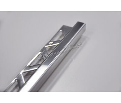 Schlu-line Hoekig-E FEQ-S80 Afsluitprofiel Vierkant 2,5 m Profiel Roestvrij staal Roestvrij staal FEQ-S80 | 1