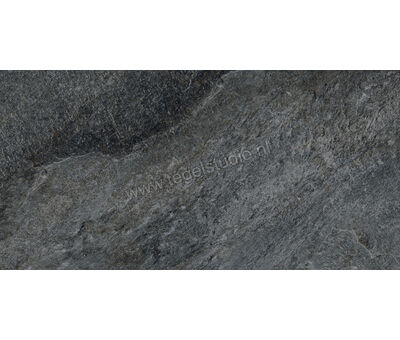 Kronos Ceramiche Rocks Silver Black 60x120 cm Vloertegel / Wandtegel Mat Gestructureerd Naturel KRO7411 | 7