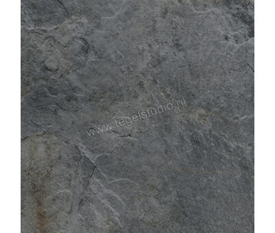 Kronos Ceramiche Rocks Silver Black 60x60 cm Vloertegel / Wandtegel Mat Gestructureerd Naturel KRO7401 | 1