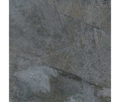 Kronos Ceramiche Rocks Silver Black 60x60 cm Vloertegel / Wandtegel Mat Gestructureerd Naturel KRO7401 | 3