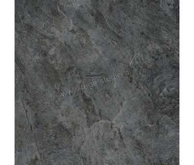 Kronos Ceramiche Rocks Silver Black 60x60 cm Vloertegel / Wandtegel Mat Gestructureerd Naturel KRO7401 | 8