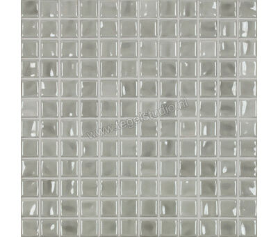 Jasba Amano Hellgrau 2x2 cm Mozaiek Glanzend Vlak 41922H | 1