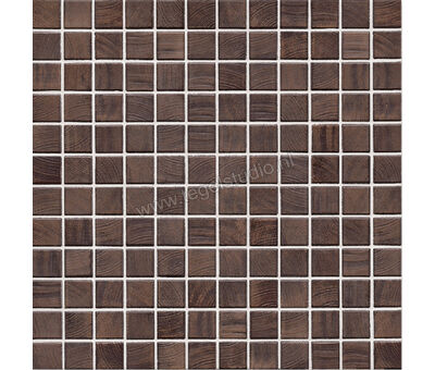 Jasba Senja Pure Wenge 2x2 cm Mozaiek Mat Gestructureerd Ht-Veredeling 3228H | 1
