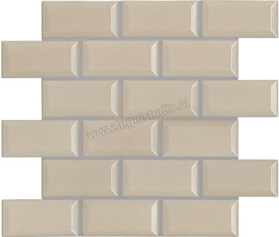 Agrob Buchtal District Beige 5x10 cm Mozaiek muurverband HT 45550H | 1