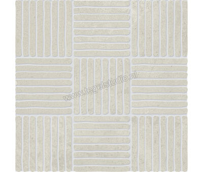 Agrob Buchtal Kiano Elfenbein Weiß 30x30 cm Decor Mat Gestructureerd 431946 | 1