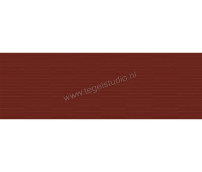 Agrob Buchtal Focus Royal Dunkel-Rot 30x90 cm Decor step Glanzend Vlak HT 392742H | 1