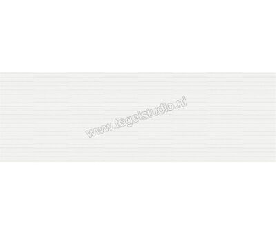Agrob Buchtal Focus Royal Weiß 30x90 cm Decor step Glanzend Vlak HT 392739H | 1