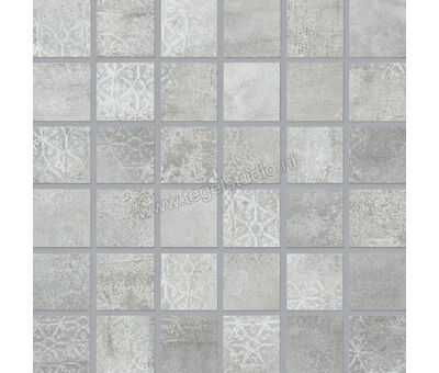 Jasba Ronda Zement-Mix 5x5 cm Mozaiek Mat Vlak Ht-Veredeling 43201H | 1