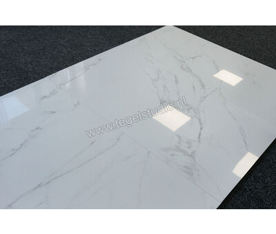 Enmon Statuario Statuario 100x100 cm Vloertegel / Wandtegel Glanzend AC90003 | 8