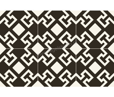 Faetano Paris Charonne Nero 20x20 cm Vloertegel / Wandtegel Decor Mat Vlak 20PR00CNA | 1