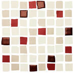 Love Tiles Splash Red 20x20cm Mozaiek