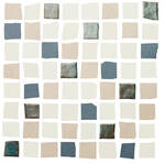 Love Tiles Splash Blue 20x20cm Mozaiek