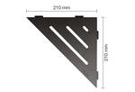 Schlüter Systems SHELF-E-S1 TSDA - structuur-gecoat donker antraciet SES1D10TSDA