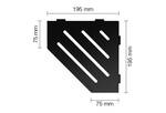 Schlüter Systems SHELF-E-S2 MGS - structuur-gecoat grafietzwart mat SES2D10MGS