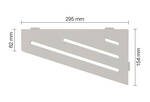 Schlüter Systems SHELF-E-S3 TSBG - structuur-gecoat beigegrijs SES3D10TSBG