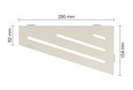 Schlüter Systems SHELF-E-S3 TSI - structuur-gecoat ivoor SES3D10TSI
