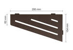 Schlüter Systems SHELF-E-S3 TSOB - structuur-gecoat brons SES3D10TSOB