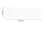 Schlüter Systems SHELF-N-S1 MBW - structuur-gecoat zuiver wit mat SNS1D10MBW