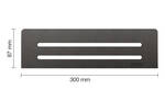Schlüter Systems SHELF-N-S1 TSDA - structuur-gecoat donker antraciet SNS1D10TSDA
