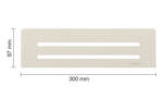 Schlüter Systems SHELF-N-S1 TSI - structuur-gecoat ivoor SNS1D10TSI