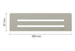 Schlüter Systems SHELF-N-S1 TSSG - structuur-gecoat steengrijs SNS1D10TSSG