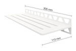 Schlüter Systems SHELF-W-S1 MBW - structuur-gecoat zuiver wit mat SWS1D10MBW