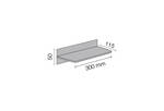 Schlüter Systems SHELF-W-S1 TSOB - structuur-gecoat brons SWS1D10TSOB