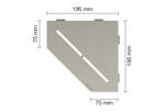 Schlüter Systems SHELF-E-S2 TSSG - structuur-gecoat steengrijs SES2D7TSSG