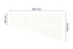 Schlüter Systems SHELF-E-S3 MBW - structuur-gecoat zuiver wit mat SES3D7MBW